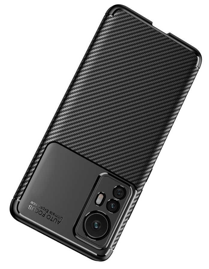 Xiaomi Mi 12 Kılıf HEPTEKİLETİŞİM Negro Silikon Kapak