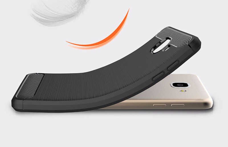 Samsung Galaxy J7 Max Kılıf Ultra Korunaklı Silikon Kapak (ROOM) Lacivert