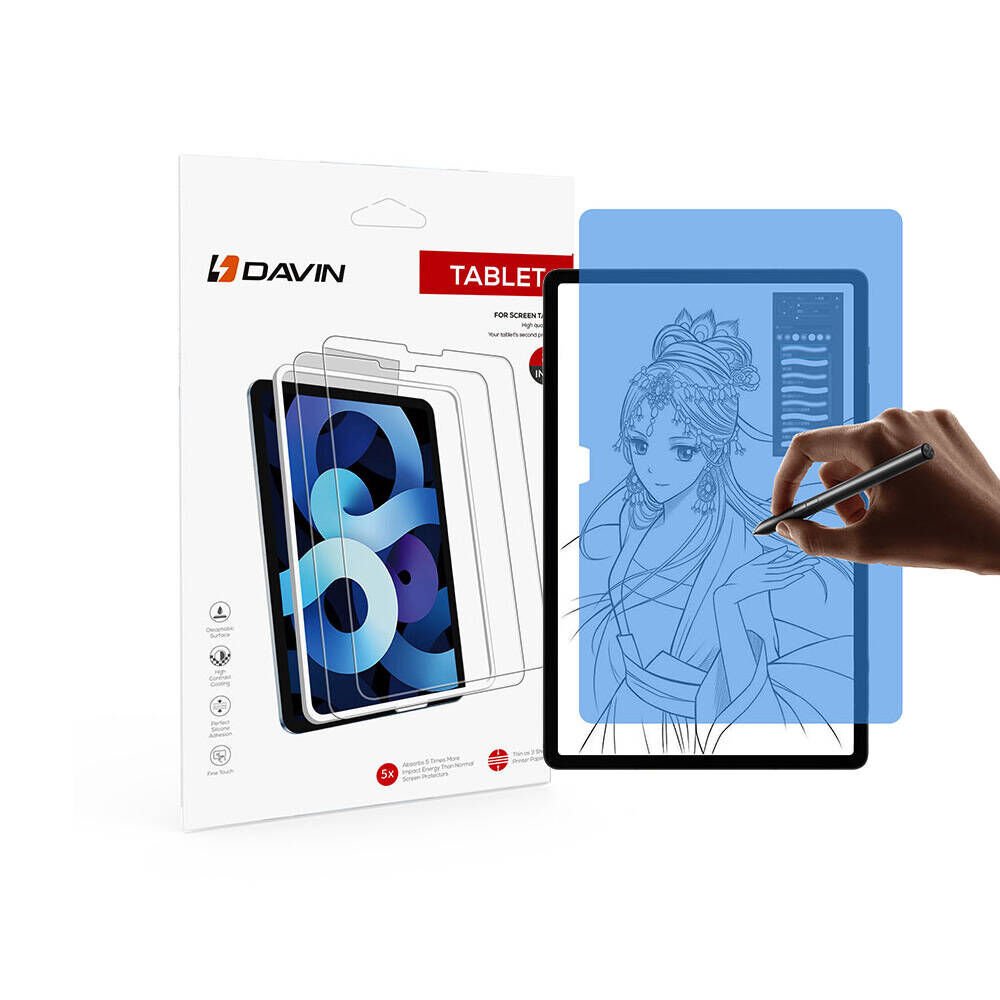 Samsung Galaxy Tab A9 Plus Kağıt Hisli Mat ​​​​​​​​​​​​​​​Davin Paper Like Ekran Koruyucu