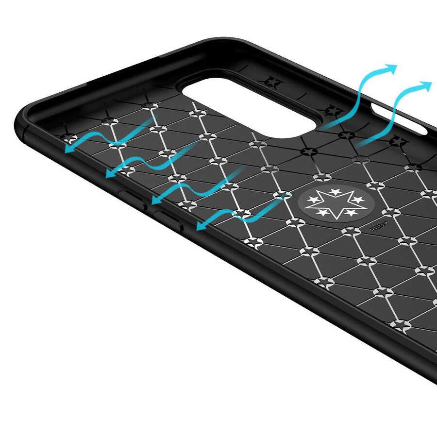 Realme 7 Kılıf Kamera Çıkıntılı Renkli Yüzüklü Standlı Mıknatıslı Kapak (RAVEL) Mavi