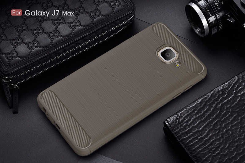 Samsung Galaxy J7 Max Kılıf Ultra Korunaklı Silikon Kapak (ROOM) Gri