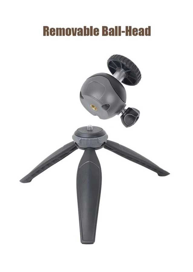 Tripod 360 Derece Çok Yönlü Kullanım 15.7cm Max Uzunluk (MT20) Kırmızı