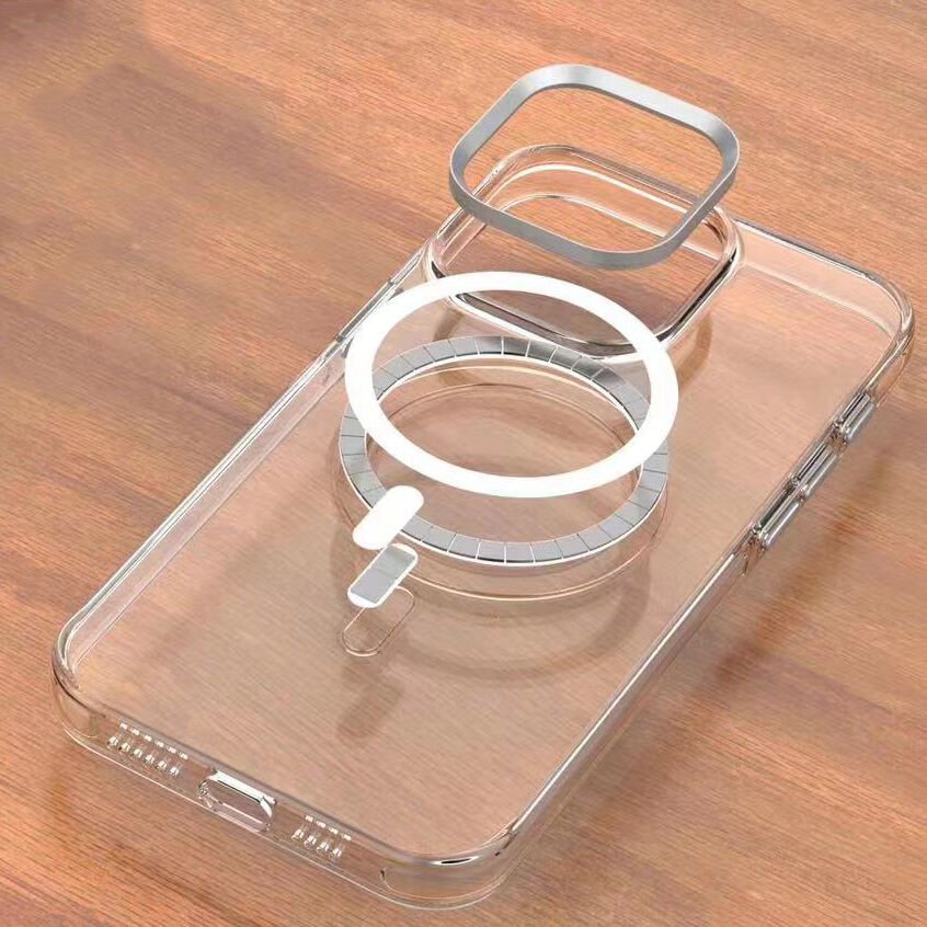 Apple iPhone 14 Pro Kılıf HEPTEKİLETİŞİM Wireless Şarj Özellikli Şeffaf Efsane Kapak