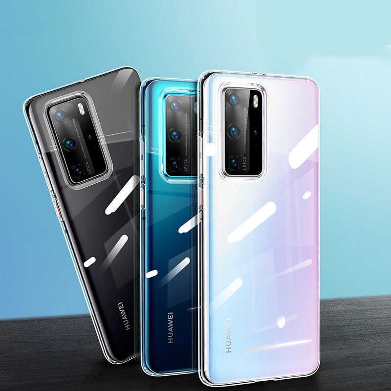 Huawei P40 Pro Kılıf HEPTEKİLETİŞİM Süper Silikon Kapak