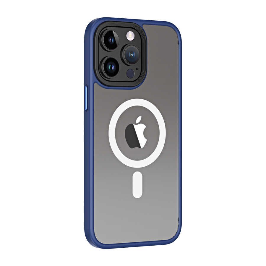 Apple iPhone 13 Pro Max Kılıf Wireless Şarj Özellikli HEPTEKİLETİŞİM Hibrit Magsafe Kapak