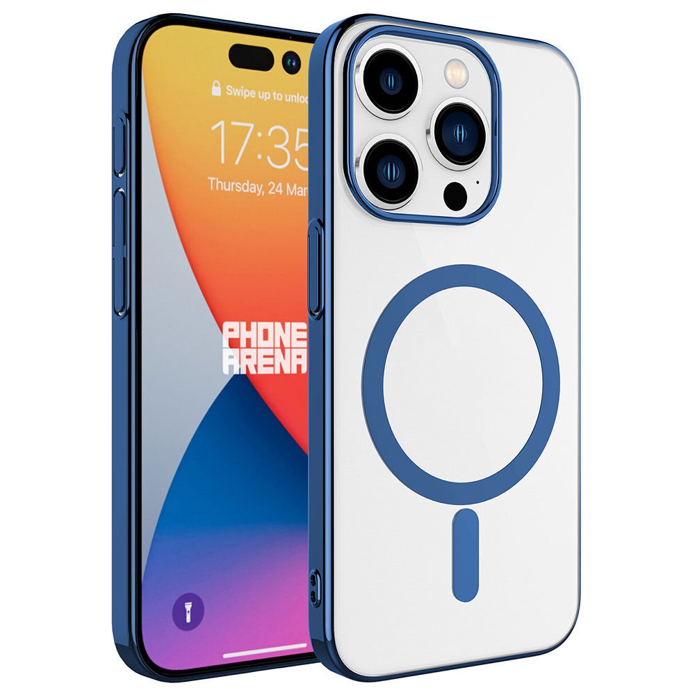 Apple iPhone 15 Pro Kılıf HEPTEKİLETİŞİM Wireless Şarj Özellikli Pixel Magsafe Kapak
