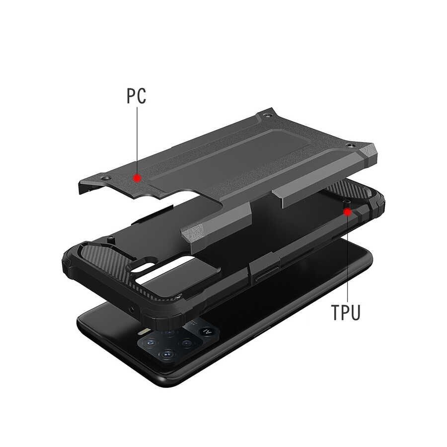 Oppo Reno 5 Lite Kılıf HEPTEKİLETİŞİM Crash Silikon Kapak
