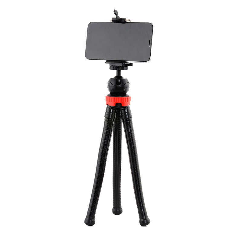Tripod İstediğiniz Şekle Girebilen 3 Tane Ahtapot Ayak (Flexible) Siyah