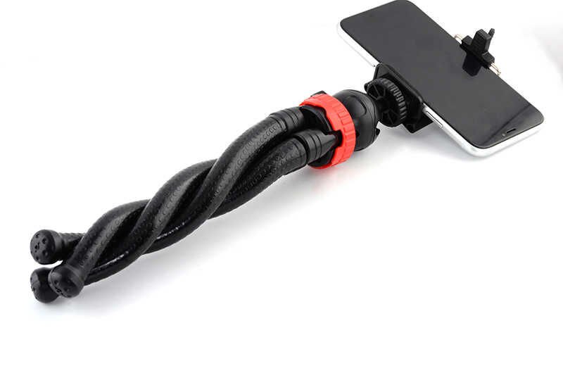 Tripod İstediğiniz Şekle Girebilen 3 Tane Ahtapot Ayak (Flexible) Siyah