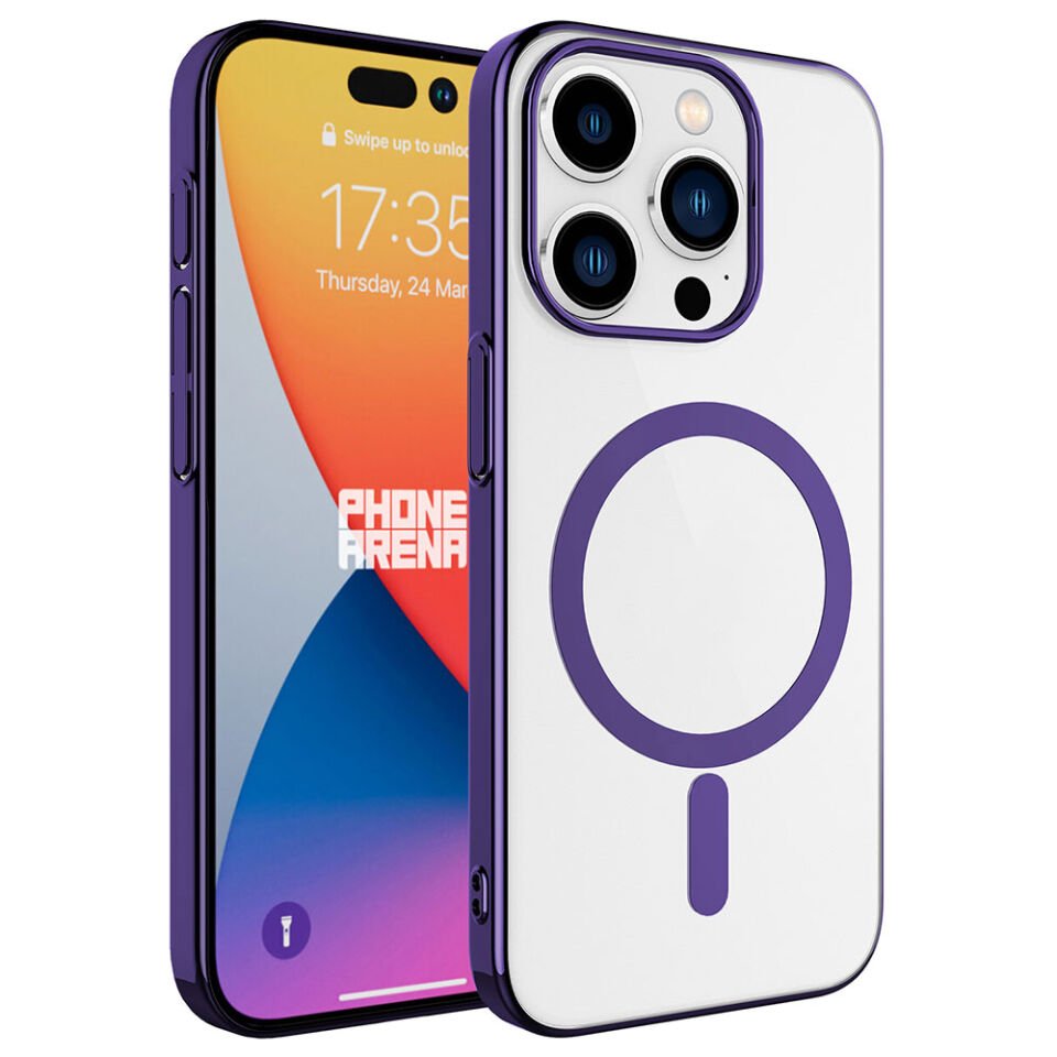 Apple iPhone 15 Pro Max Kılıf HEPTEKİLETİŞİM Wireless Şarj Özellikli Pixel Magsafe Kapak
