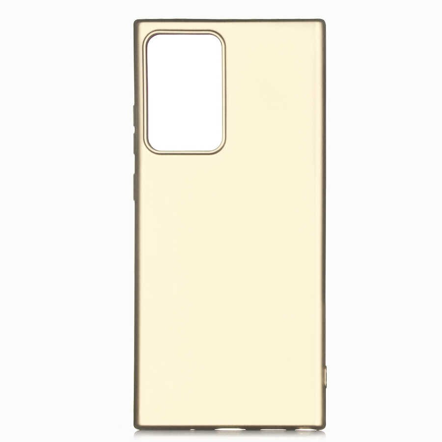 Samsung Galaxy Note 20 Ultra Kılıf Yumuşak Dokulu Soft Esnek İnce Mat Renkli Silikon Kapak (PREMİER) Lacivert