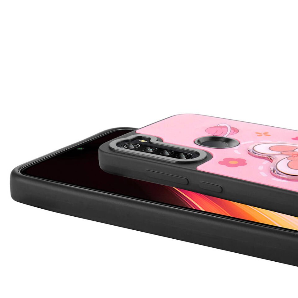 Xiaomi Redmi Note 8 Kılıf Parlayan Kabartmalı İkonik Figürlü HEPTEKİLETİŞİM Amas Silikon Kapak