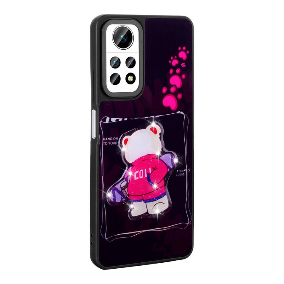 Xiaomi Redmi Note 12 Pro 4G Kılıf Parlayan Kabartmalı İkonik Figürlü HEPTEKİLETİŞİM Amas Silikon Kapak
