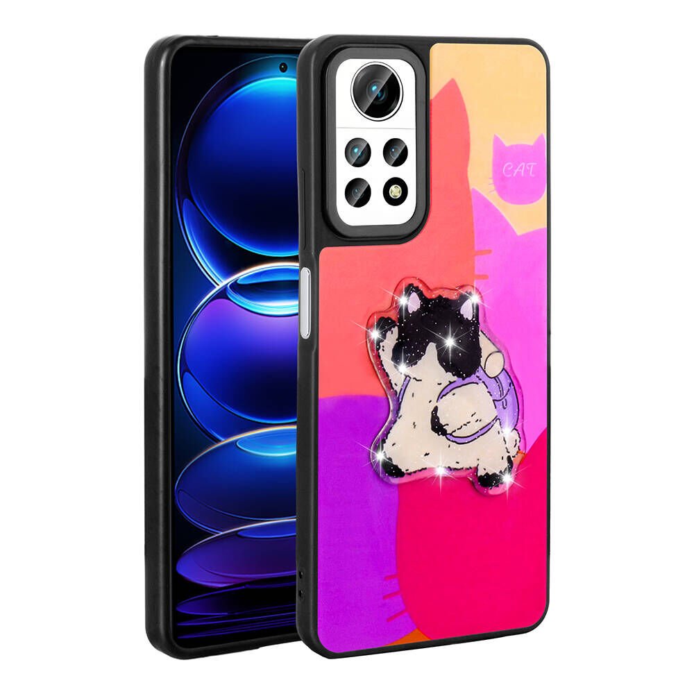 Xiaomi Redmi Note 12 Pro 4G Kılıf Parlayan Kabartmalı İkonik Figürlü HEPTEKİLETİŞİM Amas Silikon Kapak