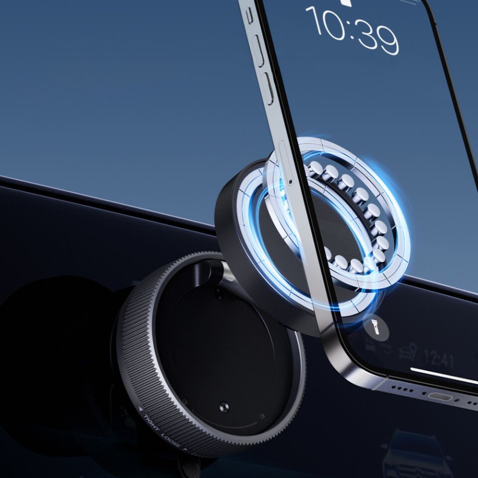 HEPTEKİLETİŞİM K10A Vakum Özellikli Magnetik Telefon Tutucu