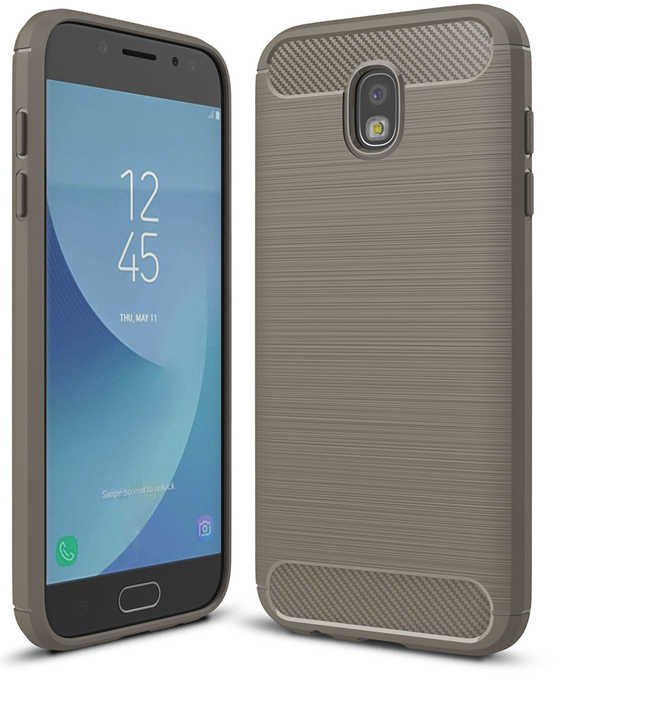 Samsung Galaxy J730 Pro Kılıf Ultra Korunaklı Silikon Kapak (ROOM) Gri