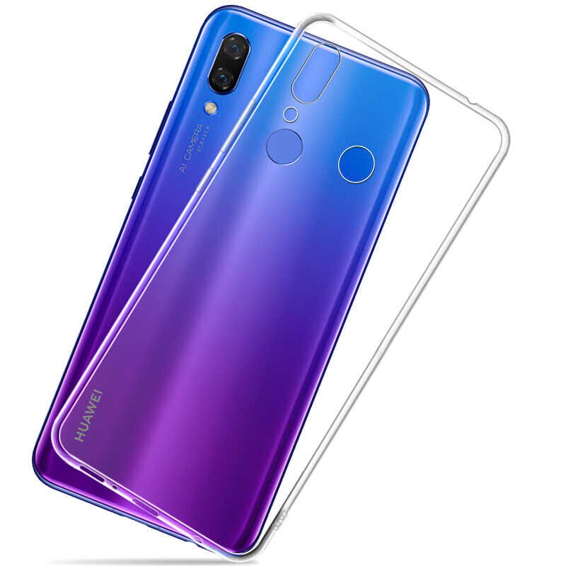 Huawei Y9 2019 Kılıf Zore Ultra İnce Silikon Kapak 0.2 mm