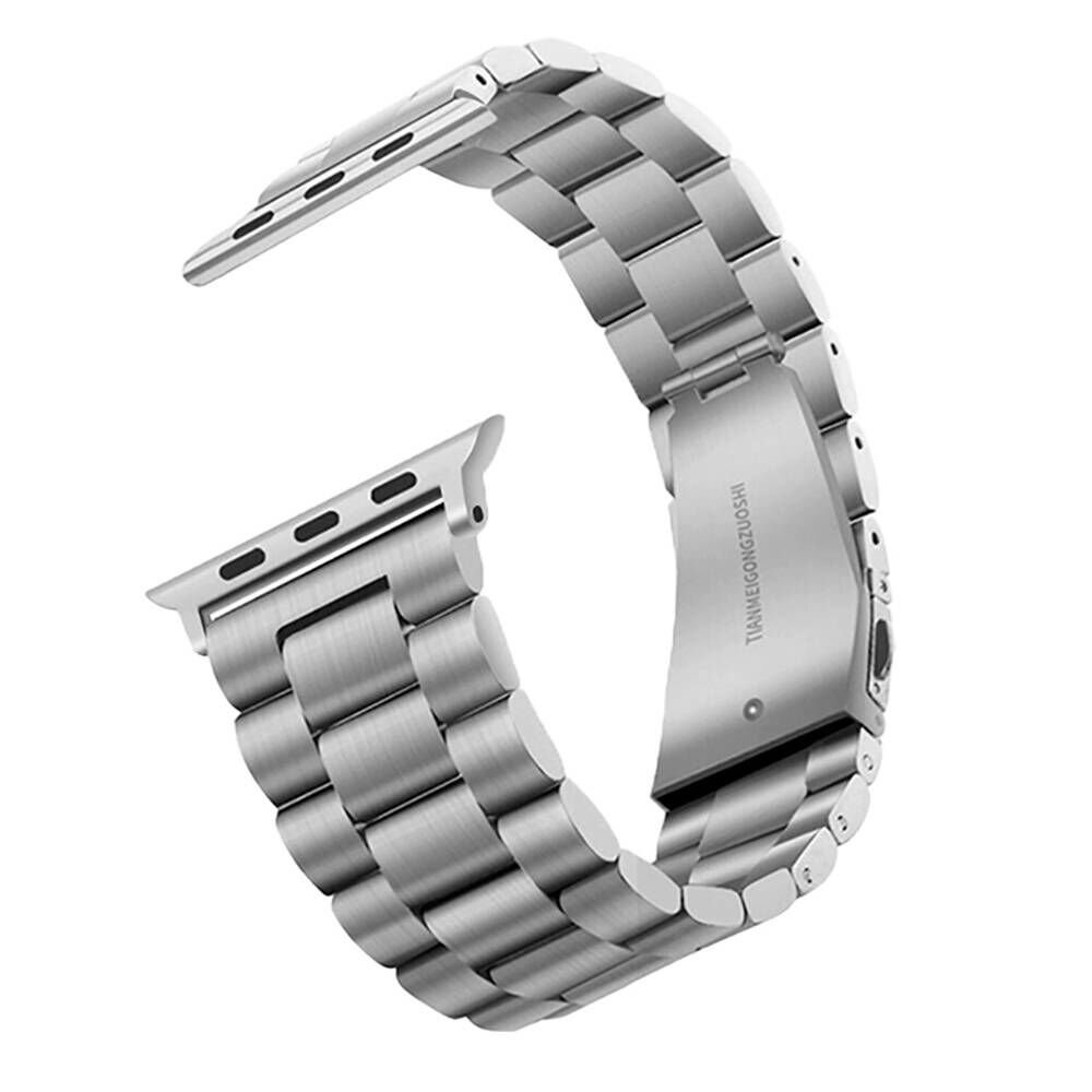 Apple Watch 7 45mm HEPTEKİLETİŞİM Band-04 Metal Kordon