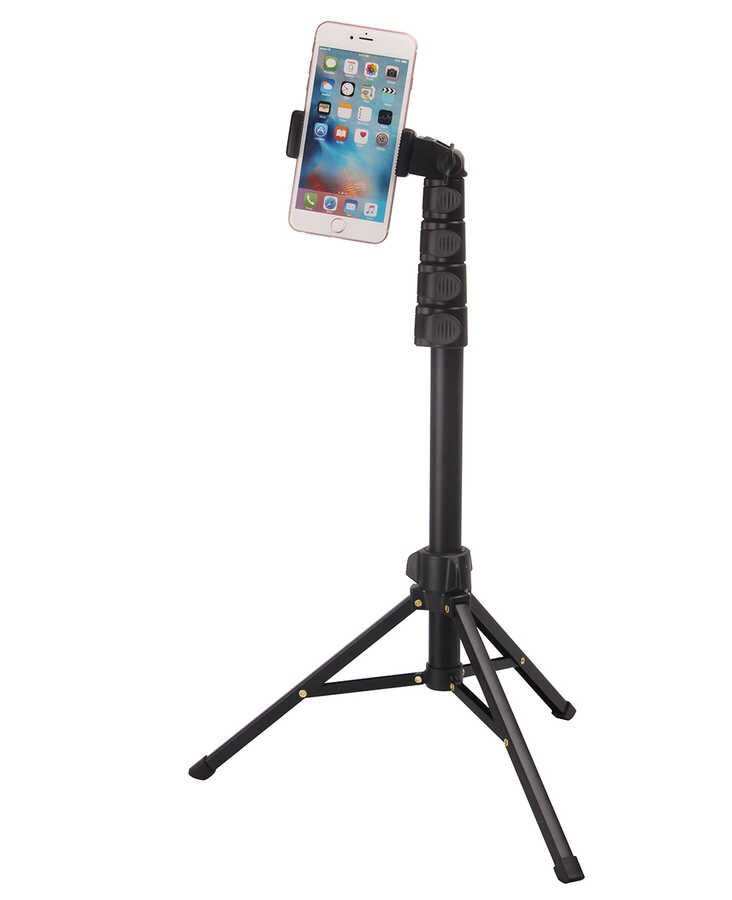 Tripod Minumum Yükseklik 530mm Maximum Yükseklik 1710mm (MT-36) Siyah
