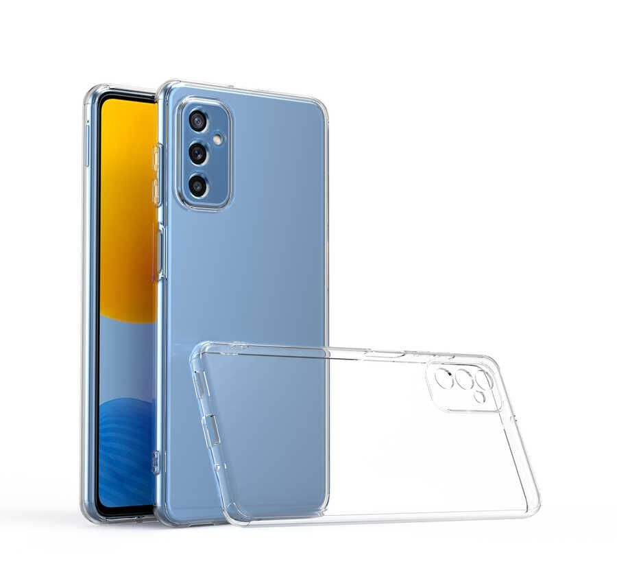 Samsung Galaxy M52 Kılıf HEPTEKİLETİŞİM Kamera Korumalı Süper Silikon Kapak