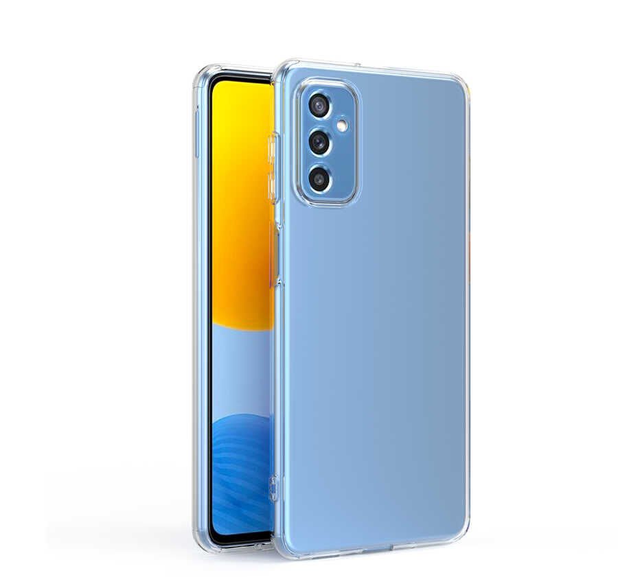 Samsung Galaxy M52 Kılıf HEPTEKİLETİŞİM Kamera Korumalı Süper Silikon Kapak