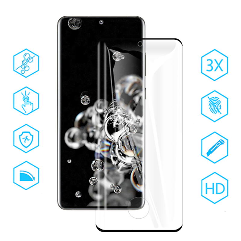 Galaxy S21 Ultra HEPTEKİLETİŞİM Süper Pet Ekran Koruyucu Jelatin