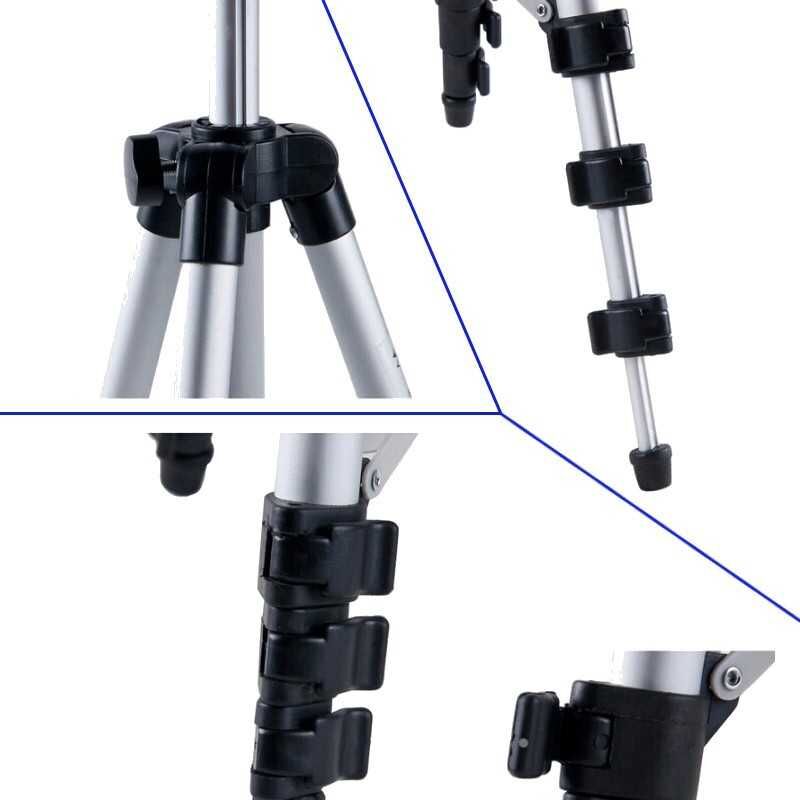 Tripod Aluminyum Alaşımlı Malzeme 1020 mm Uzunluk (3110A) Siyah