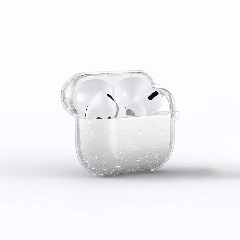 Apple Airpods 3. Nesil Kılıf Allstar Parlayan Simli Saydam Renkli (Airbag 32) Şeffaf