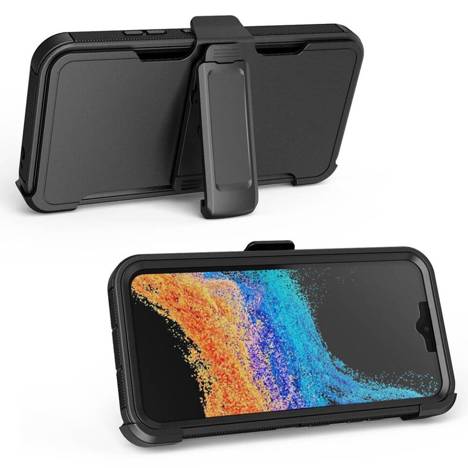 Samsung Galaxy XCover7 Pro Kılıf HEPTEKİLETİŞİM Double Clip Kapak