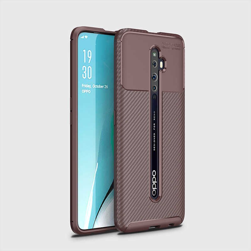 Oppo Reno 2 Kılıf HEPTEKİLETİŞİM Negro Silikon Kapak