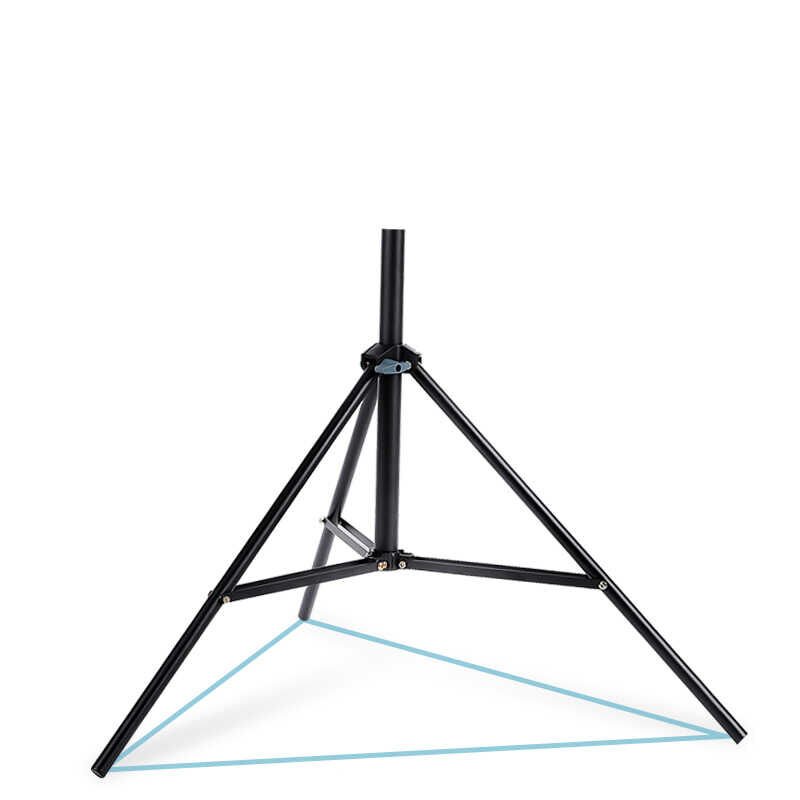Tripod 3 Kademeli Teleskopik Dizayn Katlanabilir Kompakt Tasarım (MT75) Siyah