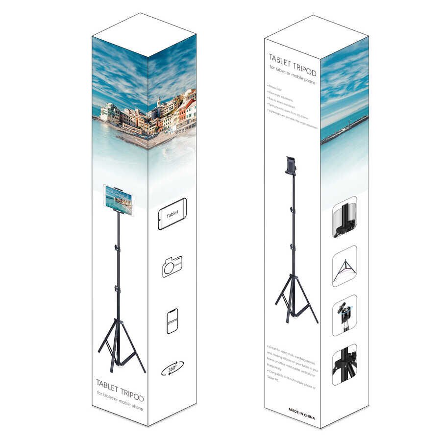 Tripod 4-11 inç Arası Tablet ve Telefonlara Uyumludur (L16-095) Siyah
