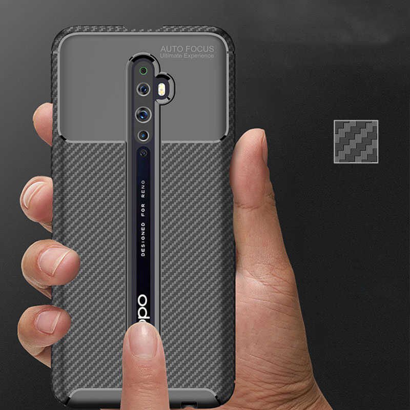 Oppo Reno 2Z Kılıf HEPTEKİLETİŞİM Negro Silikon Kapak