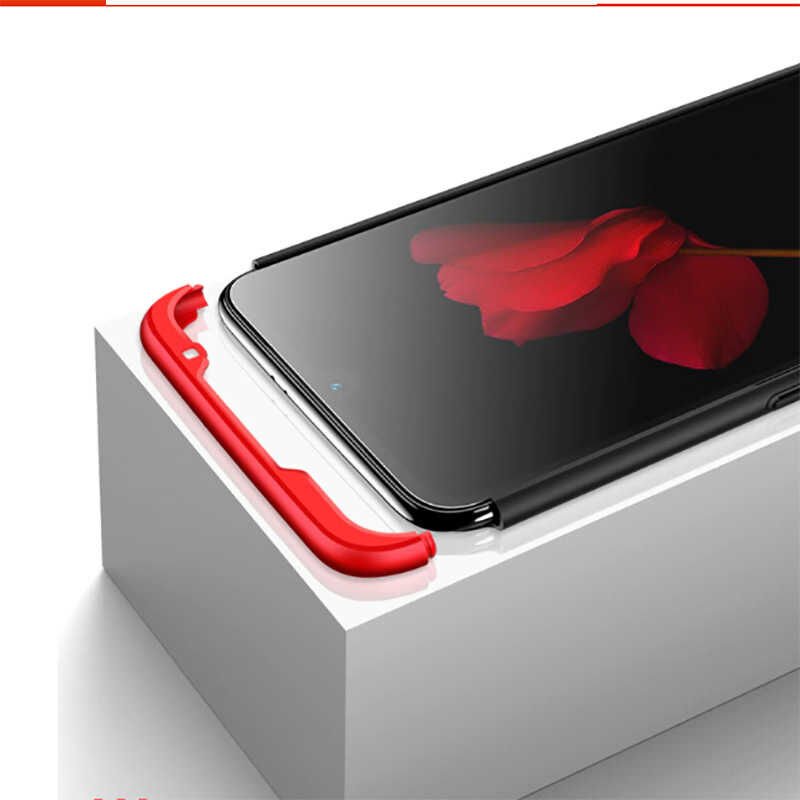 Xiaomi Mi 9 Kılıf 360 Tam Koruma Ön Ve Arka Sert Mika Kapak Orjinal Ays Gkk Kapak Siyah