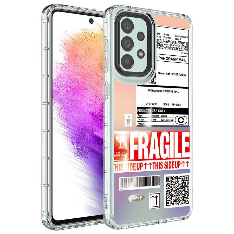 Samsung Galaxy A13 4G Kılıf Kamera Korumalı Renkli Desenli Sert Silikon HEPTEKİLETİŞİM Korn Kapak