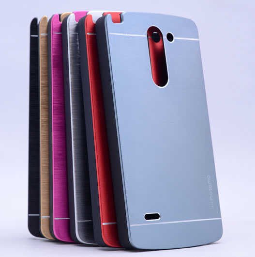 LG G3 Stylus Kılıf Zore New Motomo Kapak