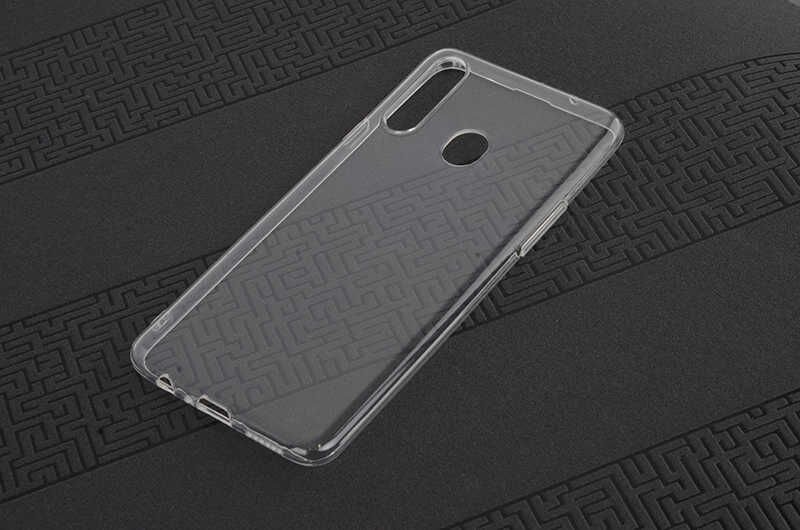 Samsung Galaxy A20S Şeffaf Kılıf Yumuşak İnce Tasarımlı Kapak (SÜPER) Renksiz
