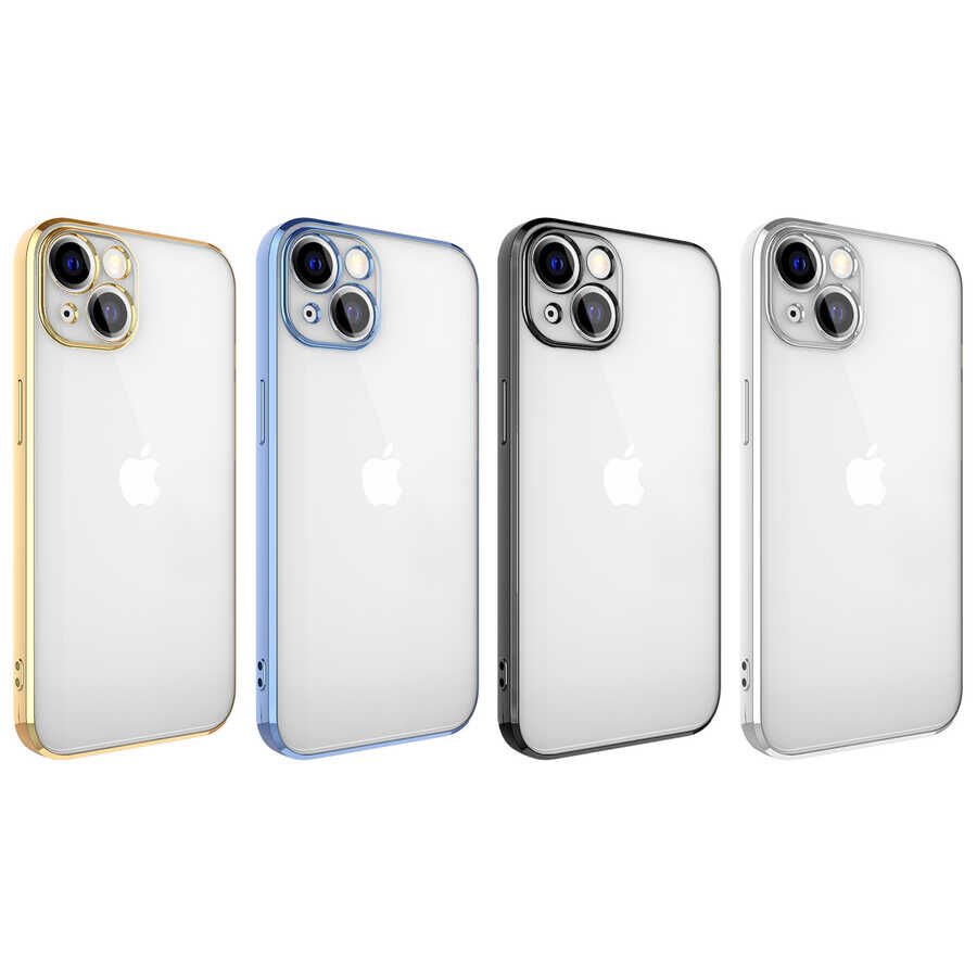 Apple iPhone 13 Kılıf HEPTEKİLETİŞİM Glitter Full Renkli Silikon Kapak