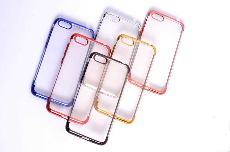 Huawei Y5 2018 Kılıf Dört Köşe Renkli Lazer Şeffaf Silikon Kapak (GLİTTER) Siyah