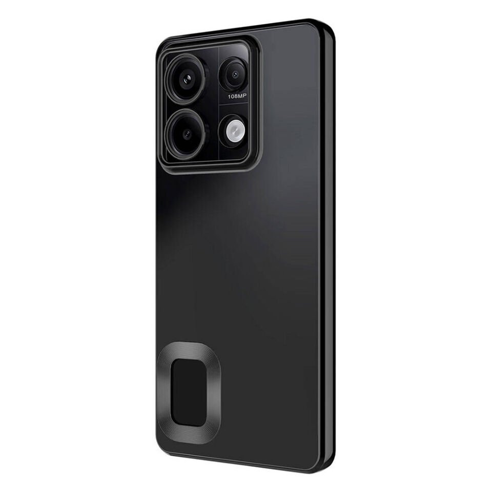 Xiaomi Redmi Note 13 4G Kılıf Kamera Lens Korumalı Parlak Kenarlı Kapak (OMEGA) Gold