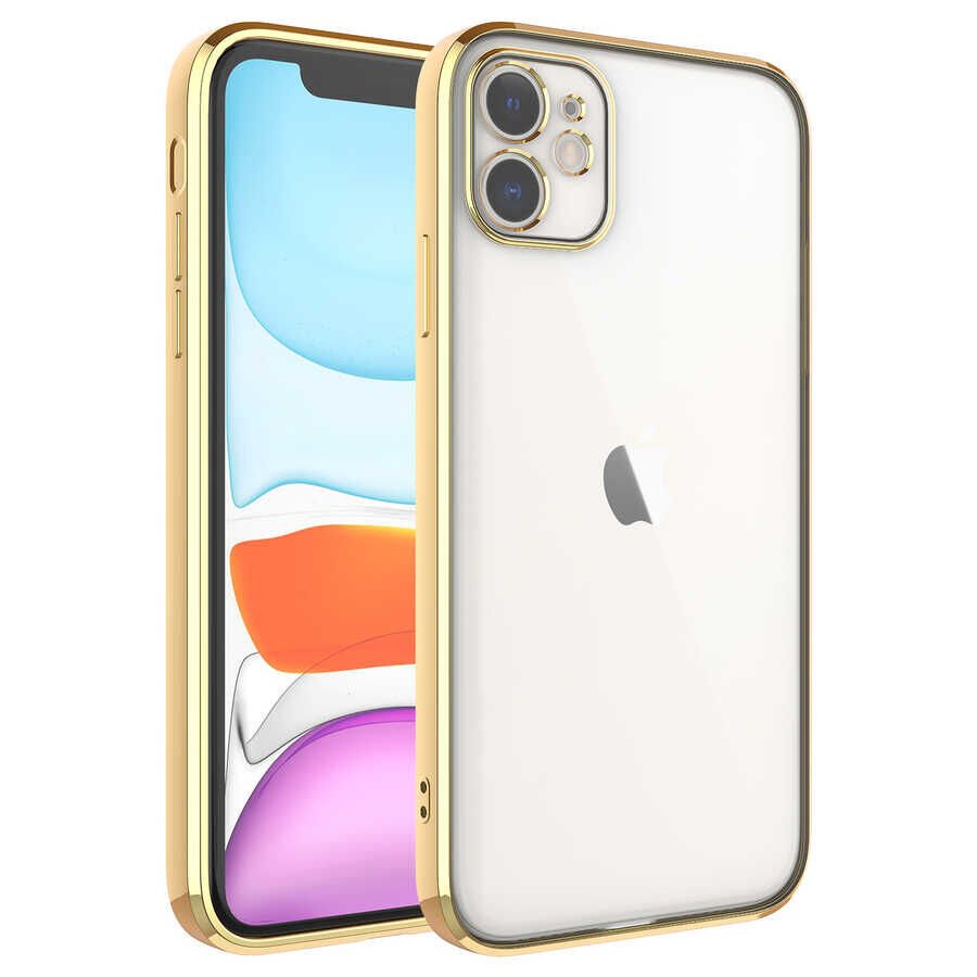 Apple iPhone 11 Kılıf HEPTEKİLETİŞİM Glitter Full Renkli Silikon Kapak