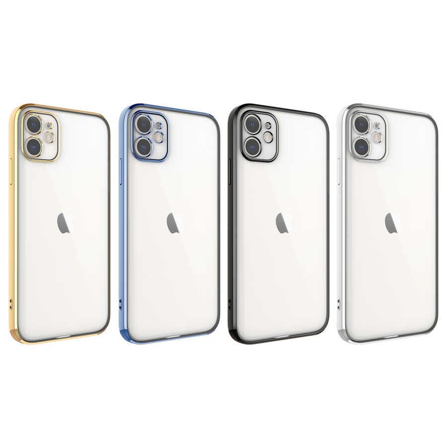 Apple iPhone 11 Kılıf HEPTEKİLETİŞİM Glitter Full Renkli Silikon Kapak