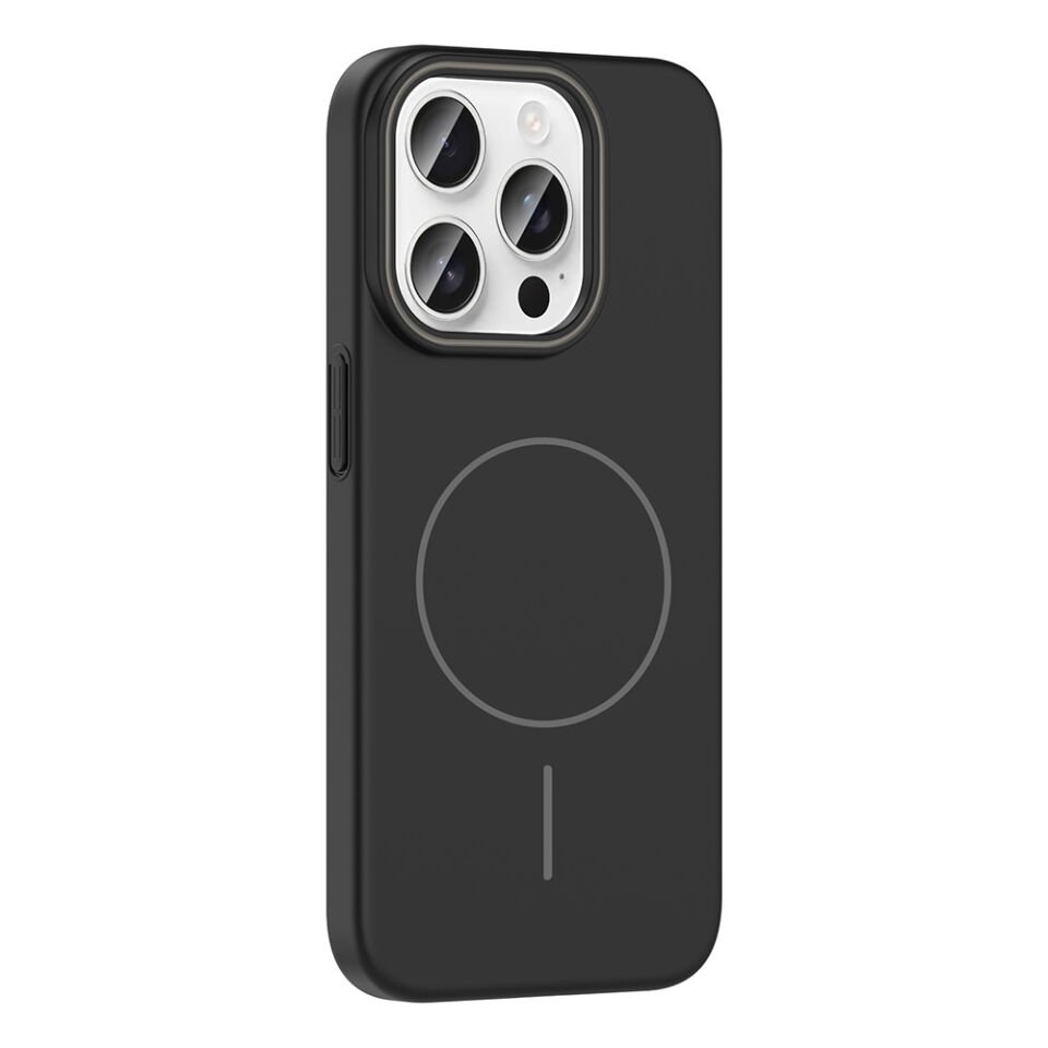 Apple iPhone 15 Pro Max Kılıf Magsafe Şarj Özellikli Zore Ruby Sert Kapak