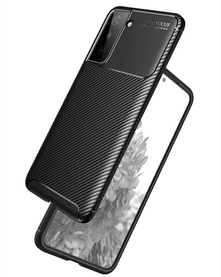 Galaxy S21 Plus Kılıf HEPTEKİLETİŞİM Negro Silikon Kapak
