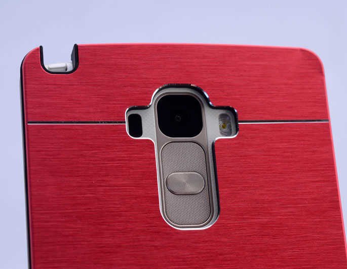 LG G4 Stylus Kılıf Zore New Motomo Kapak