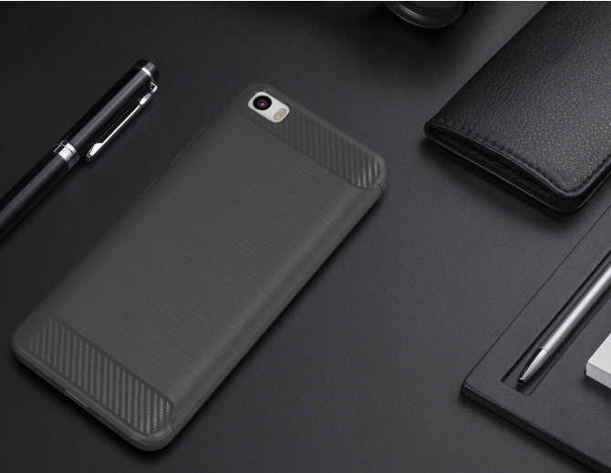 Xiaomi Mi 5 Kılıf Ultra Korunaklı Silikon Kapak (ROOM) Gri
