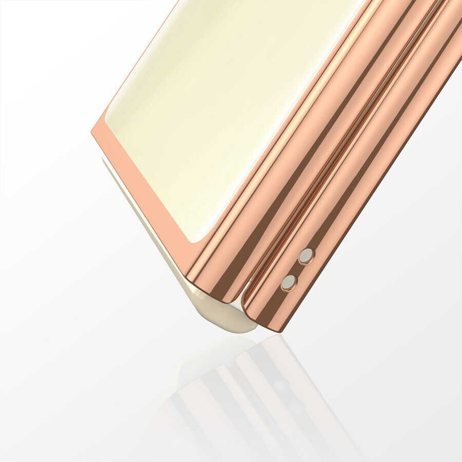 Samsung Galaxy Z Flip 4 Kılıf HEPTEKİLETİŞİM Kıpta Lensli Kapak