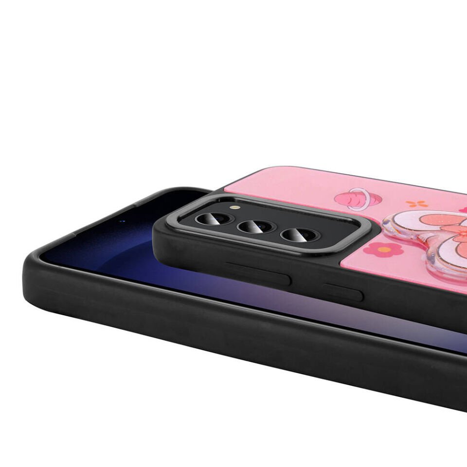 Samsung Galaxy S23 Kılıf Parlayan Kabartmalı İkonik Figürlü HEPTEKİLETİŞİM Amas Silikon Kapak