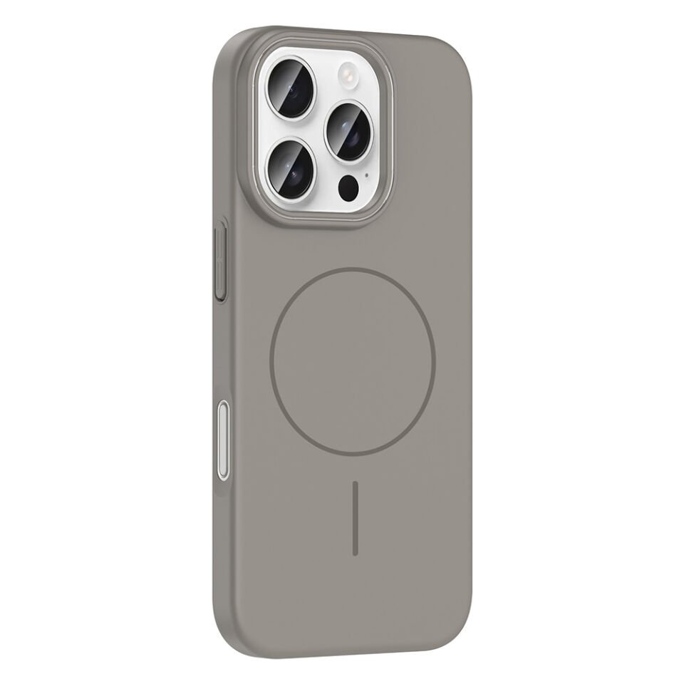 Apple iPhone 16 Pro Kılıf Magsafe Şarj Özellikli Zore Ruby Sert Kapak