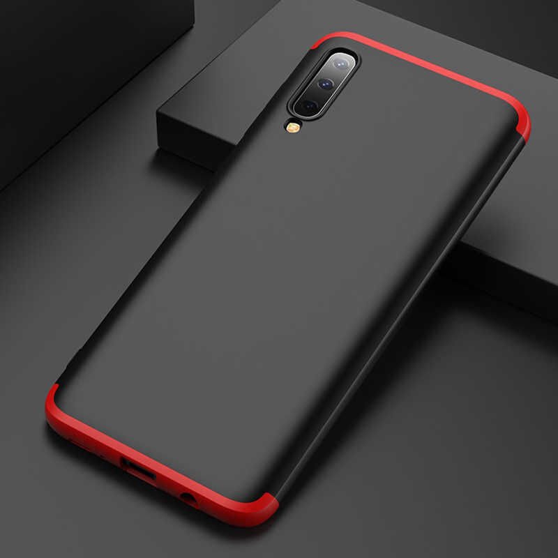 Samsung Galaxy M30 Kılıf 360 Tam Koruma Ön Ve Arka Sert Mika Kapak Orjinal Ays Gkk Kapak Kırmızı